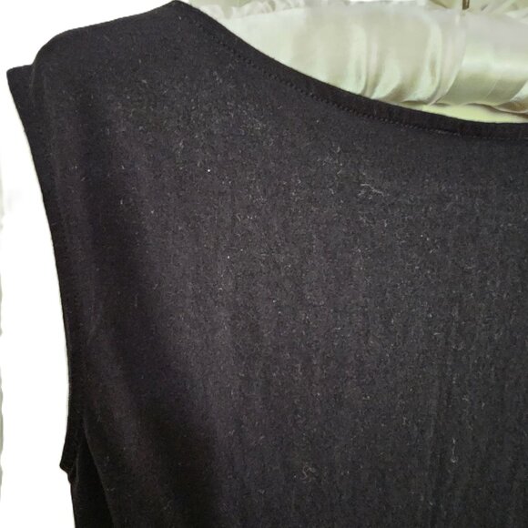 RESORT READY EXPRESS BLACK  and SILVER SLEEVELESS MINI DRESS SIZE XS - Picture 4 of 9